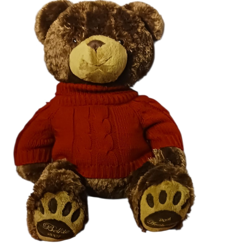 Plush Brown Bear, Belkie 2007 20th Anniversary. Pre-owned.